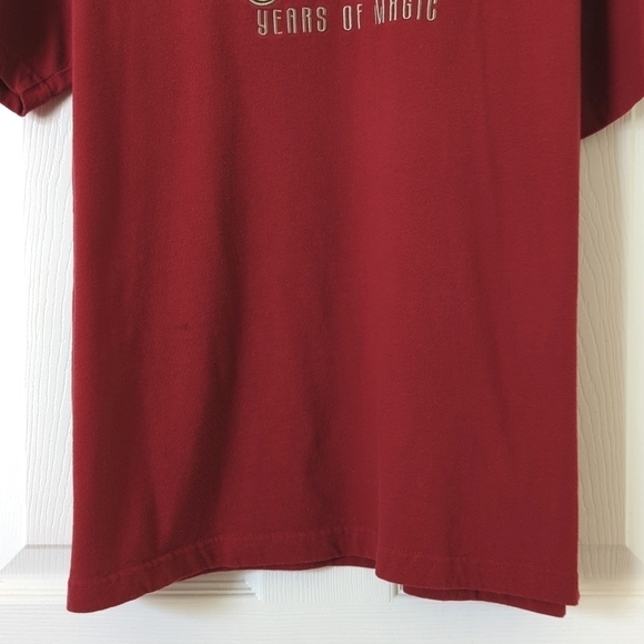 Walt Disney World Y2K Vintage 100 Years Of Magic Short Sleeve Crewneck T-shirt M - Picture 8 of 12